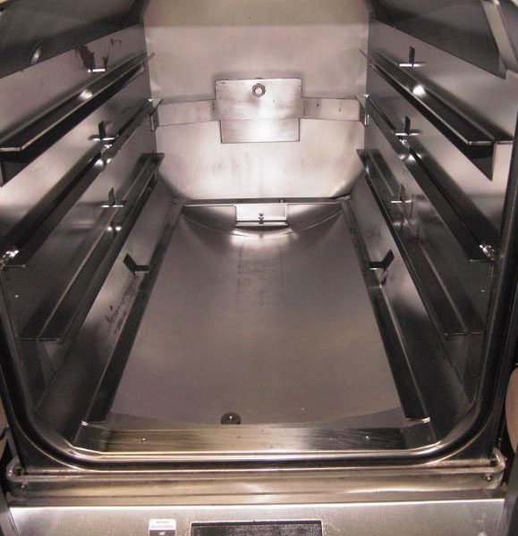 Large metal oven space